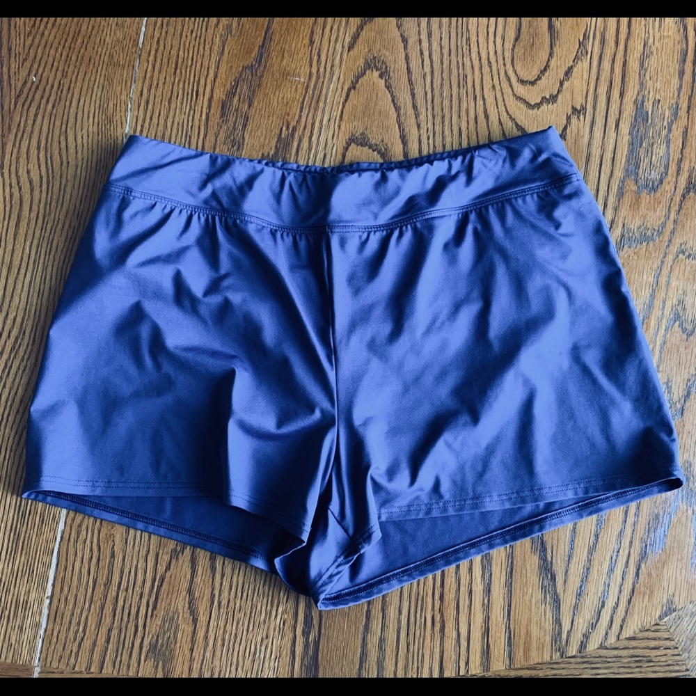 Lands’ End swim suit short/skort bottoms SZ 14
